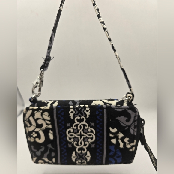 VERA BRADLEY Canterberry Cobalt Phone/Cigarette Pocket Ziparound Wallet - Picture 2 of 9